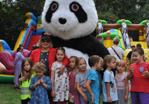 Wspólne zdjęcie z pandą.