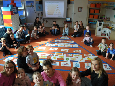 Tydzień promocji zdrowia - grupa 3 - Piramida zdrowego żywienia
